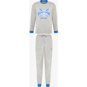 Boston Gri Jogger Pijama Takımı