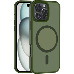 Apple iPhone 16 Pro Max Kılıf Magsafe Şarj Özellikli Mat Arka Yüzey Sio Kapak