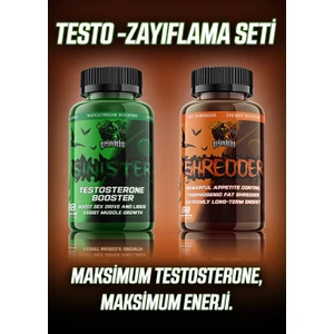 Sinister  Booster Shredder Fat Burner Testo Cuts Definasyon Paketi 60 Kapsül