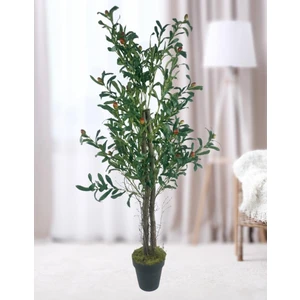 Yapay Zeytin Ağacı 125CM Iki Gövdeli Salex Doğal Gerçek Görünümlü Yapay Ağaç