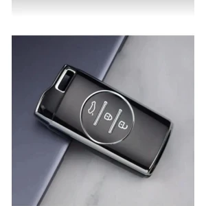 Gma Keys Lüx Chery Tiggo 7 Pro Nano Anahtar Kılıfı Siyah Gümüş Silver Renk 1.ci Kalite