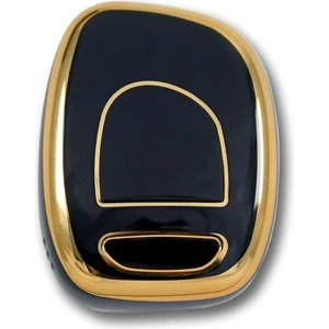 Gma Keys Lüx Renault Clio 1, 2, Kangoo 1 Buton Siyah Nano Oto Anahtar Kumanda Kabı Kılıfı