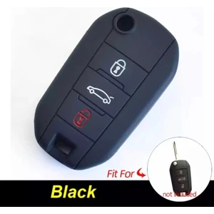 Gma Keys Opel Corsa F Grandland x Crossland x Anahtar Kılıfı Sustalı Model Siyah