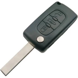 Gma Keys 407 Citroen C4 C5 3 Butonlu Sustalı Anahtar Kumanda Kabı Pil Yuvalı