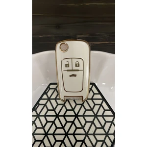 Gma Keys Opel Astra J,insignia,corsa D,vectra C,mokka,adam,vb.nano Yüksek Kalite Silikon Kılıf Beyaz