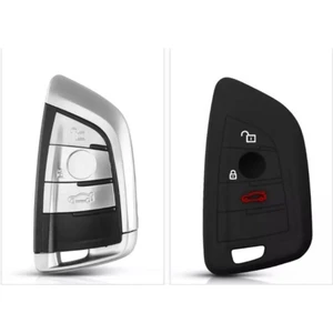 Gma Keys Bmw F15 G20 F48 F39 X5 X6 Uyumlu Üçgen Tip Silikon Anahtar Koruma Kılıfı Siyah Renk 1.ci Kalite