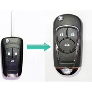 Gma Keys Opel Astra J Insignia Çevirici Sustalı Kumanda Kabı 3 Buton