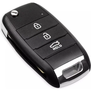 Gma Keys Kia Sorento-Sportage-Ceed-Cerato Sustalı 3 Buton Anahtar Kumanda Kabı