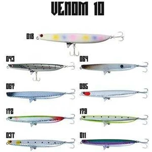 Venom 10 10.5gr 10CM Maket Balık 067 Silver Black Head
