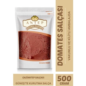 Antep Çarşı Pazar Domates Salçası Gaziantep Ev Yapımı Güneşte Kurutma | 500 gr