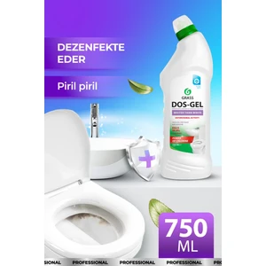 Dos Gel Yoğun Kıvamlı Çamaşır Suyu 750 ml Aktif Klor Bazlı Çok Amaçlı Temizlik Jeli Maksimum Hijyen