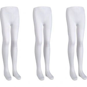 Kız Çocuk 3lü Düz 40 Den Mikro Külotlu Mus Çorap ONL-02629