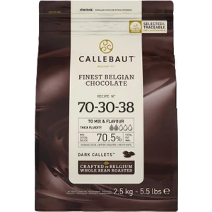 Extra Bitter Küvertür Drop Çikolata (70-30-38) 2.5 KG