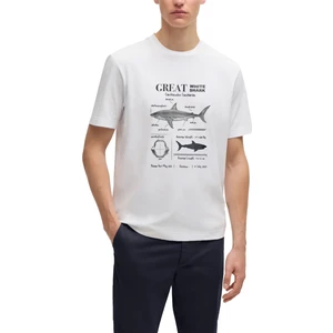 Anatomy Great White Shark Tasarım T-Shirt Köpekbalık Anatomisi Tasarım T-Shirt Köpekbalıklı Baskılı T-Shirt