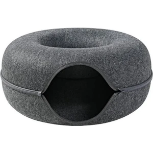 Donut Kedi Tüneli Keçe Fermuarlı Yastık (Yurt Dışından)