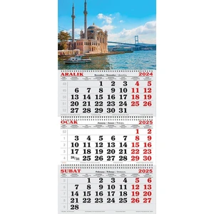 GENC DIJITAL BASKI 2025 Yılı Gemici Takvimi ---Ortaköy Camii (Büyük Mecidiye Camii)