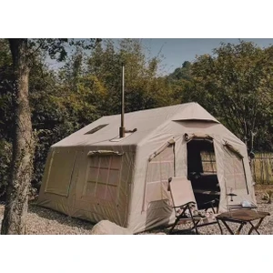 Begin Power 4 Mevsim Şişme Kamp Çadırı 420X320X230 cm 10 Kişilik Şişme Çadır