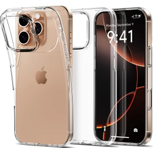 iPhone 16 Pro Kılıf Şeffaf Silikon Kamera Koruma Çıkıntılı Ultra İnce Slim
