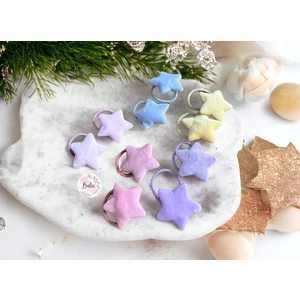 Batu Giyim Kız Bebe ve Çocuk Yıldız Lastik Toka Seti