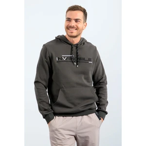 Tommy Life Haki Kanguru Cep Standart Kalıp Kapüşonlu Erkek Sweatshirt - 87883