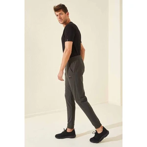 Tommy Life Haki Klasik Cepli Standart Kalıp Manşetli Erkek Eşofman Alt - 84652