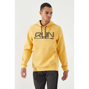 Tommy Life Hardal Yazı Nakışlı Standart Kalıp Kapüşonlu Erkek Sweatshirt - 87887