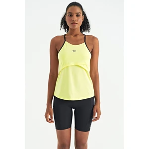Tommy Life Limon Sırt Çarpraz Askı Detaylı Standart Kalıp Kadın Spor Atlet - 97261