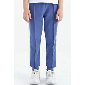 Tommy Life Açık Eflatun Yan Bantlı Gizli Fermuar Cep Detaylı Jogger Kız Çocuk Eşofman Alt - 75122