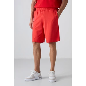 Tommy Life Fiesta Pamuklu Kalın Yumuşak Dokulu Comfort Fit Basic Erkek Şort - 81260