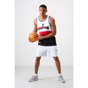 Tommy Life Tommy Life  Siyah Polyester Nefes Alan Dokulu Ince Esnek Standart Fit Erkek Basketbol Atlet - 88395