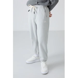 Tommy Life Taş Kalın Yumuşak Dokulu Standart Fit Nakışlı Polar Erkek Çocuk Eşofman Alt - 11220