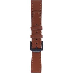 LW38-43 20 mm Hakiki Deri Düz Taba Kordon Siyah Toka