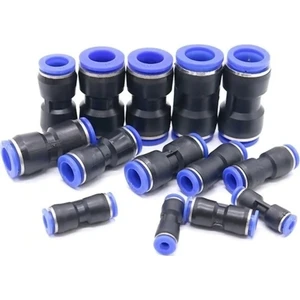 MGK Hidrolik Endüstriyel Mgk Pnömatik 12 mm Pnömatik Düz Nipel (5 Adet)