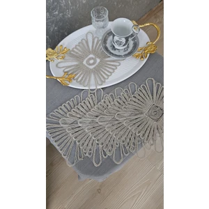 Zesa Home 6 Lı Kahve Yanı Şık Sunum Peçeteleri Tül Güpürlü