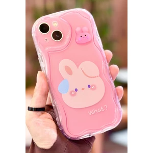 iPhone 13 Sevimli Kurbağa Desenli Kamera Korumalı Tatlı Şirin Cuddly Kılıf