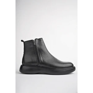 Brandon Deri Çift Fermuarlı Erkek Kışlık Chelsea Bot