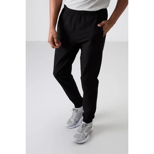 Tommy Life Tommy Life  Siyah Pamuk Yumuşak Dokulu Standart Fit Nakışlı Erkek Eşofman Alt - 82133