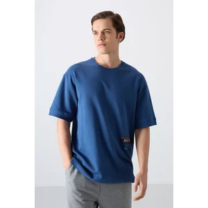 Tommy Life Tommy Life  Parlament Pamuklu Kalın Yumuşak Dokulu Oversize Fit Baskılı Erkek T-Shirt - 88322