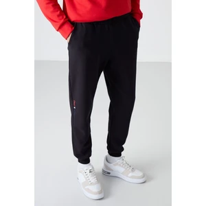 Tommy Life Lacivert Bağcıklı Dar Paça Erkek Eşofman Alt - 84999