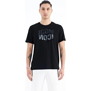 Tommy Life Tommy Life  Beyaz Yazı Baskılı O Yaka Standart Kalıp Erkek T-Shirt - 88174