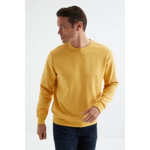Tommy Life Tommy Life  Tommylife Hardal Erkek Basic O Yaka Rahat Form Sweatshirt - 88053