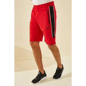 Tommy Life Tommy Life  Kırmızı Erkek Yan Şeritli Standart Kalıp Şort-81148