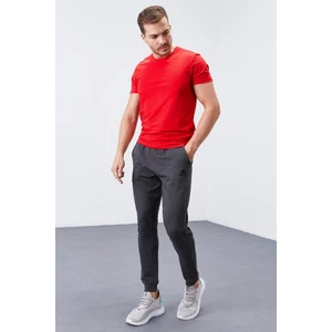 Tommy Life Tommy Life  Antrasit Melanj Erkek Cepli Standart Kalıp Jogger Eşofman Alt-84652