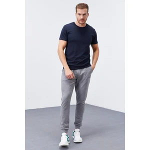 Tommy Life Tommy Life  Gri Melanj Erkek Cepli Standart Kalıp Jogger Eşofman Alt-84652