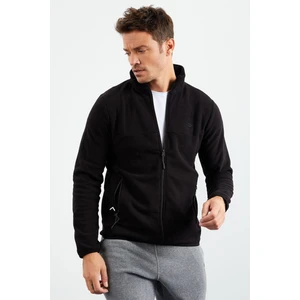 Tommy Life Tommy Life  Siyah Erkek Fermuarlı Sweatshirt Slim Fit Dik Yaka Polar-87270