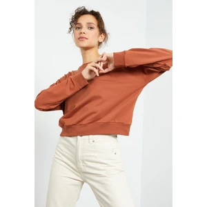 Tommy Life Tommy Life  Klasik O Yaka Kadın Sweatshirt