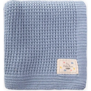 Selanik Triko Battaniye 80X100 (+/-5 cm ) Açık Mavi