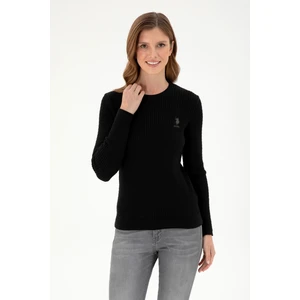 U.S. Polo Assn. Kadın Siyah Kazak /Triko 50288979-VR046