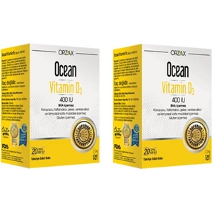 D3 Vitamin 400 IU Sprey 20 ml x 2 Adet