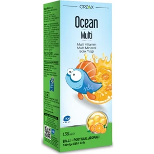 Multi Ballı Portakallı Balık Yağı Şurubu 150 ml